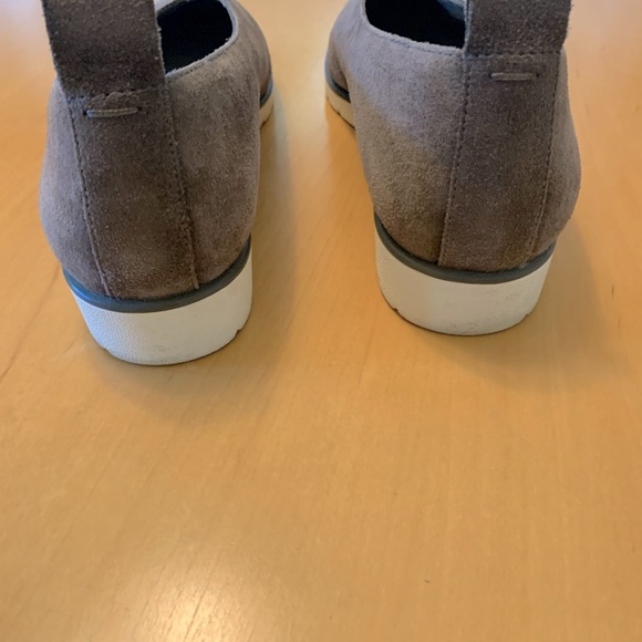 Eileen Fisher Humor Wedge Suede Slip On Shoes. Worn a few times. - Picture 4 of 5